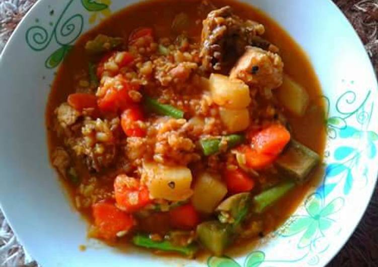 gambar untuk resep makanan Dalca (vegie curry)