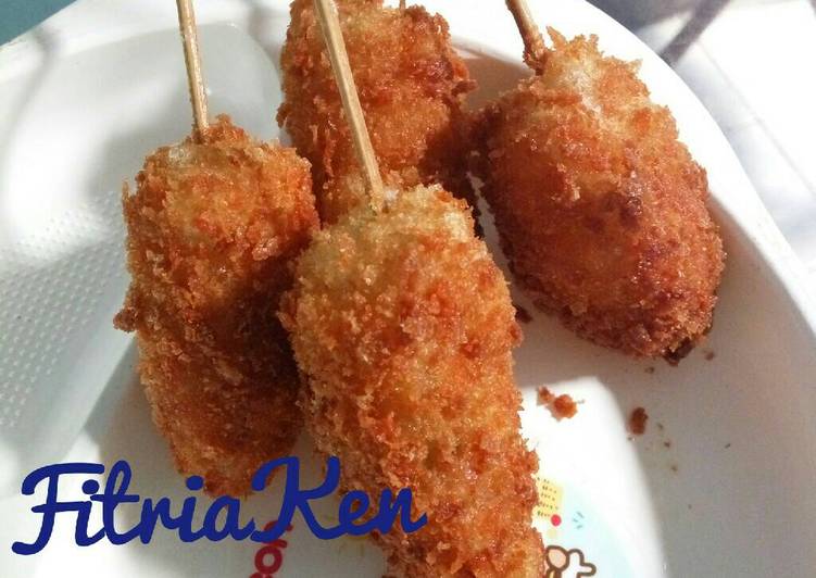 resep lengkap untuk Cireng Sempol makaroni