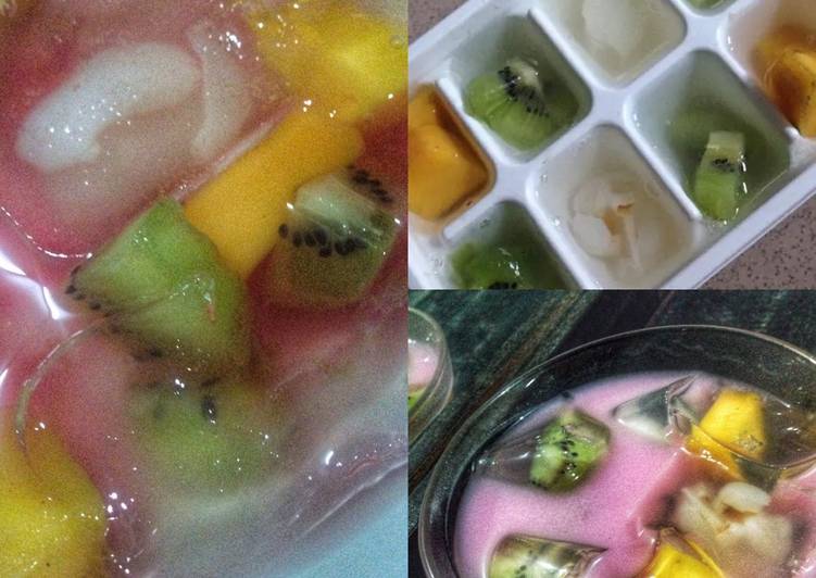 gambar untuk resep makanan Es buah nutrijel