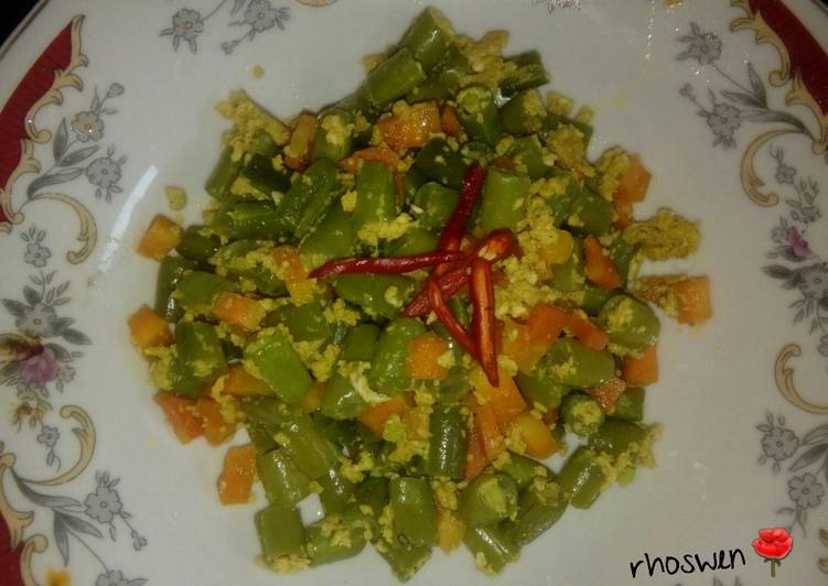  Resep Orak Arik Buncis Wortel bumbu kuning oleh rhoswen 