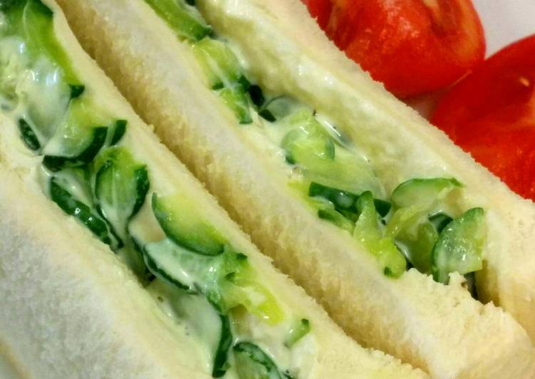 Resep Sandwich Mentimun untuk bekal piknik Oleh Akari Papa