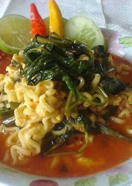 Mie Rebus Kangkung
