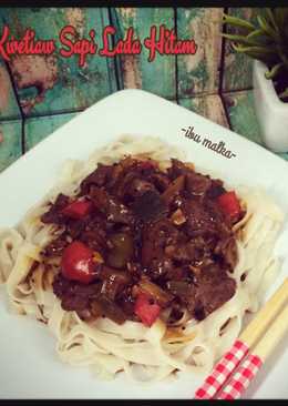 Kwetiaw Sapi Lada Hitam