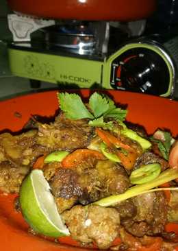 Sambal Goreng Rempela Ati + Pete