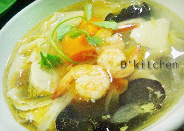 resep lengkap untuk KIMLO SOUP Ala Dinda