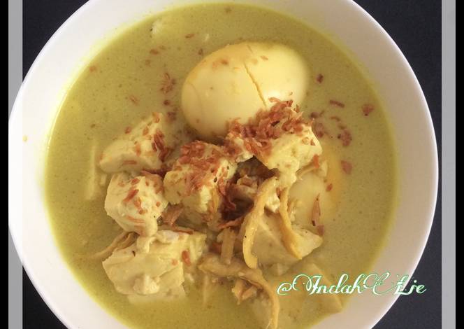 Opor Tahu Telur Ayam Suwir