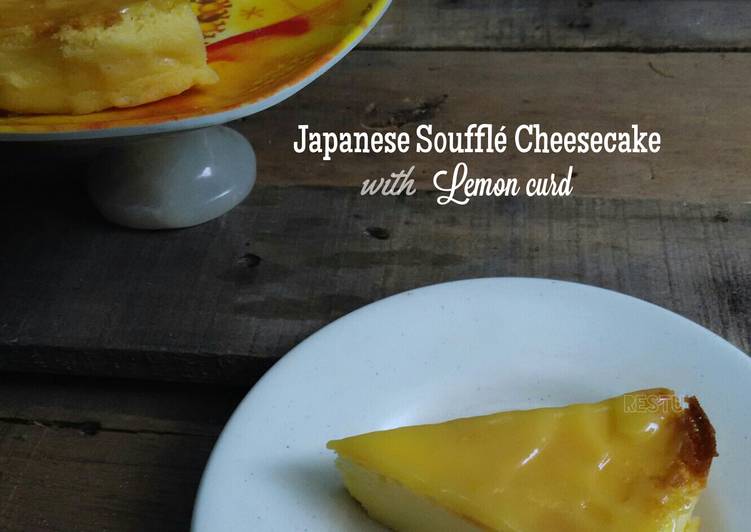 bahan dan cara membuat Soufflé Cheesecake