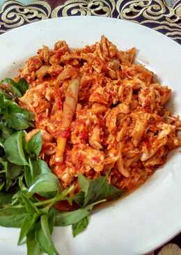 Ayam Suwir Bumbu Tomat