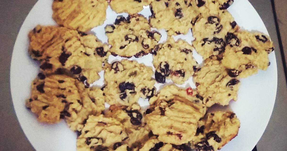 Resep Oatmeal Dry Fruit Cookies