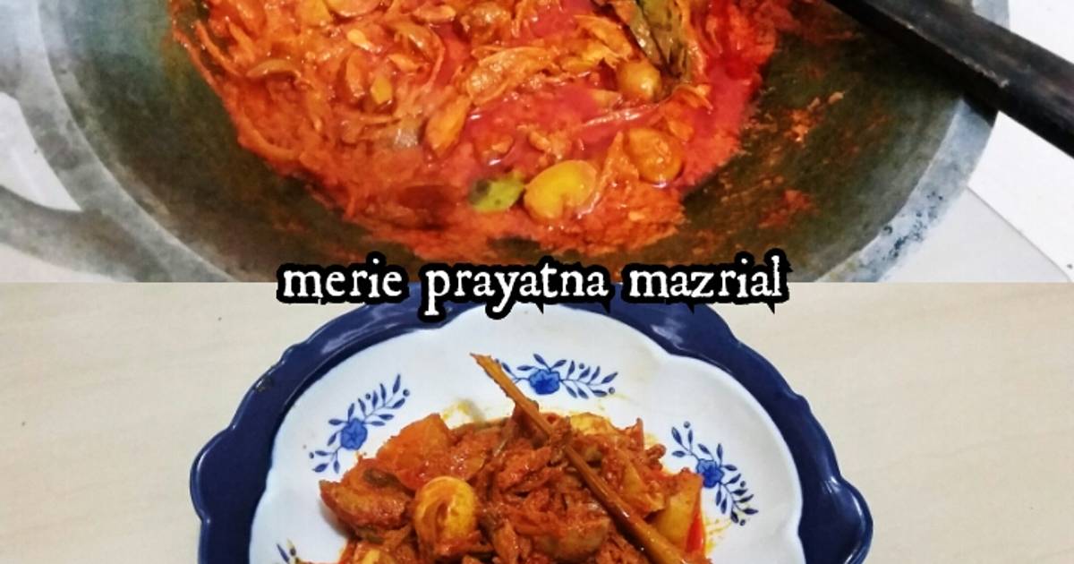 Resep Sambalado Tanak Modifikasi oleh Merie Prayatna 