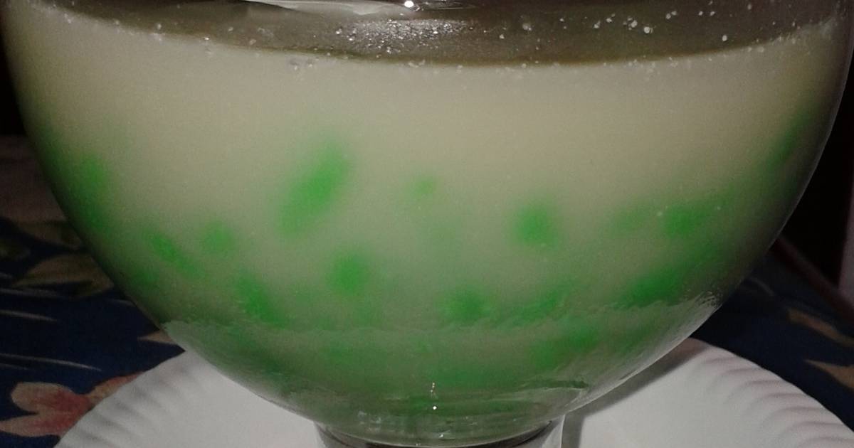 Resep Cendol syrup kreasi utk berbuka