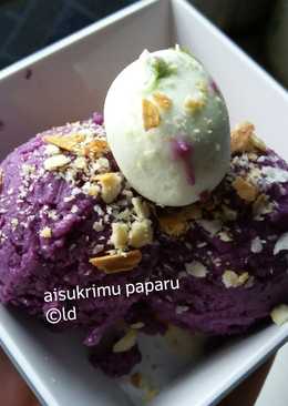 Aisukurimu papuru (Es krim warna ungu)