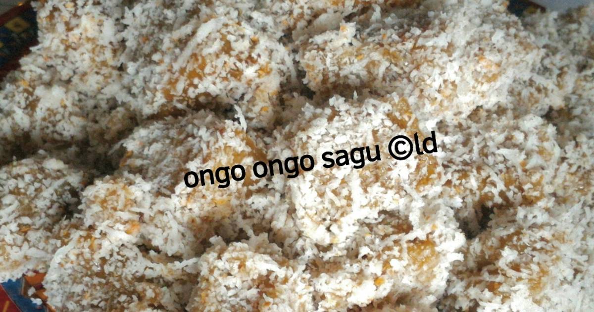 Resep Kue Ongol ongol sagu, manis kenyal pas