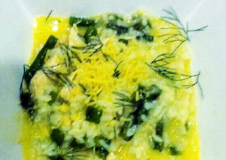 resep Chicken and asparagus risotto