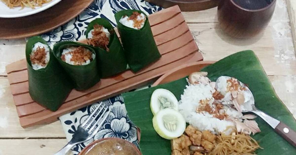  Nasi uduk sambal kacang  7 resep Cookpad