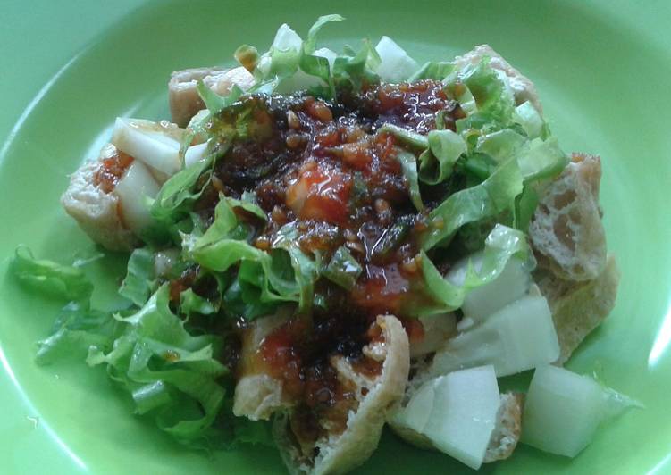 bahan dan cara membuat tahu goreng bumbu