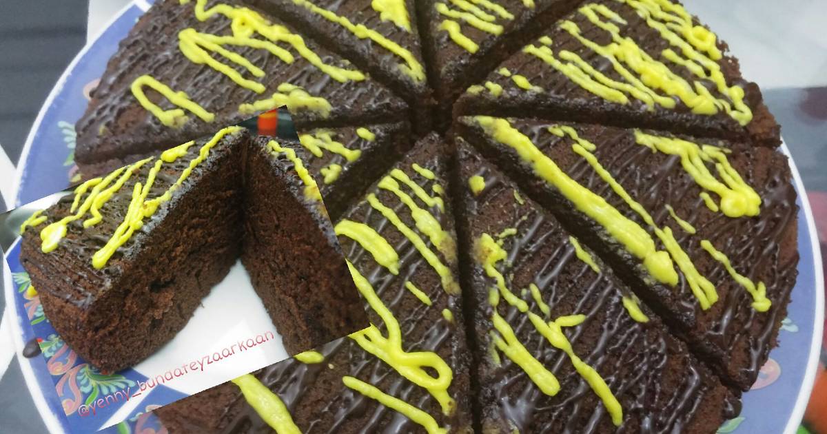 Resep Brownies simple 3 sdm Resep Brownies simple 3 sdm