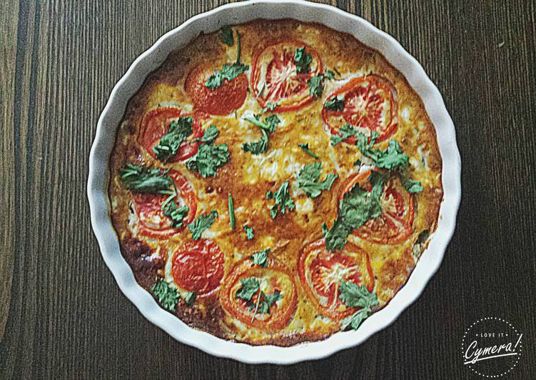 resep makanan QUICHE JANTUNG PISANG, ZUCHINI & FETA