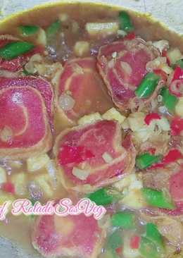 Beef Rolade Cisishu (buncis sosis tahu)