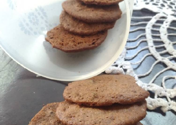 resep masakan Hazelnut chocochip cookies