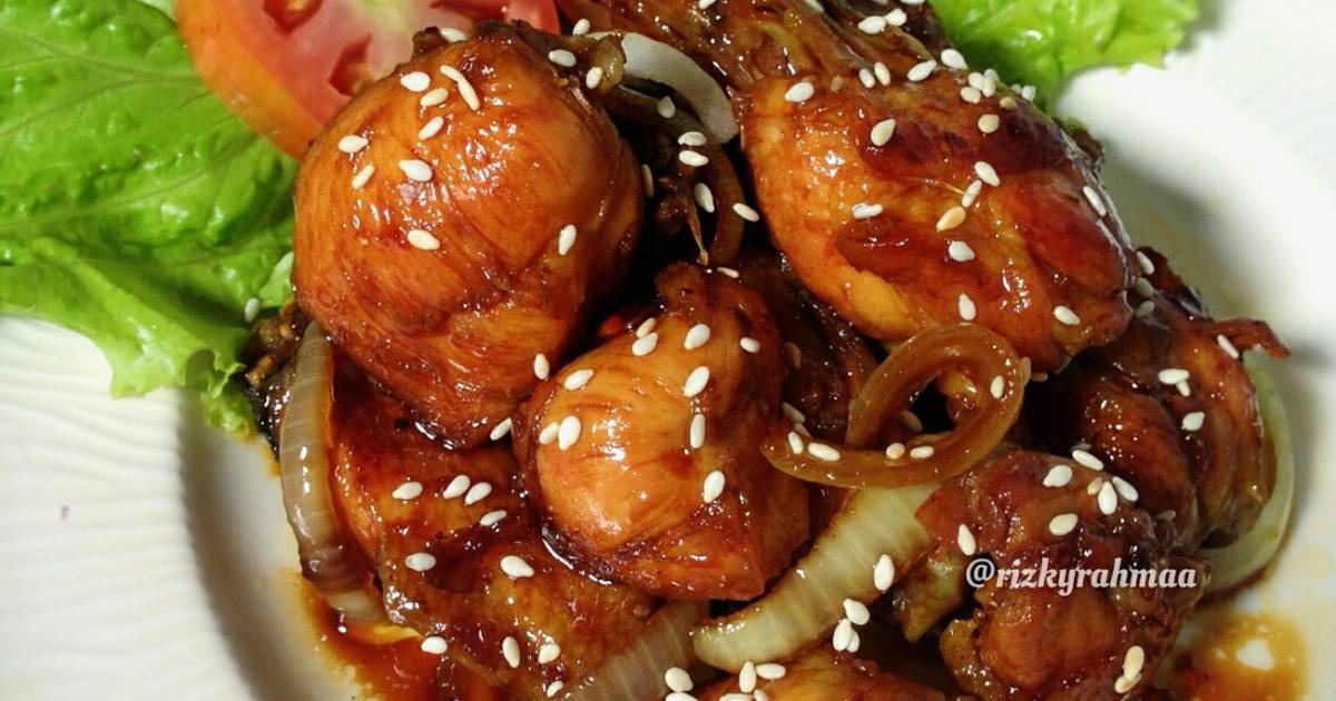 Resep Ayam goreng  mentega ala rizky rahmaa