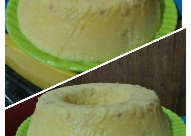 bahan dan cara membuat Bolu nangka kukus