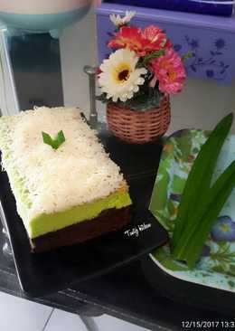 Bolu pandan coklat