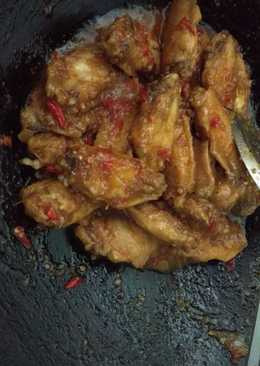 Sayap ayam kecap pedas