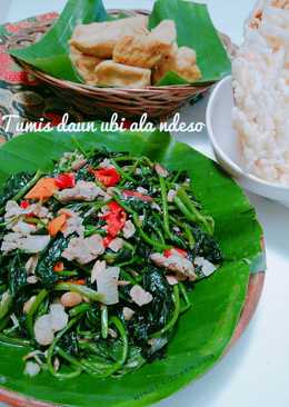 Tumis Daun Ubi ala Ndeso #Rabubaru