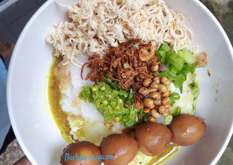 gambar untuk cara membuat Bubur ayam