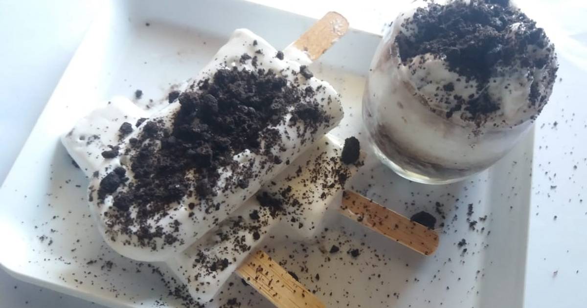 372 resep  es  krim  oreo  enak dan sederhana Cookpad