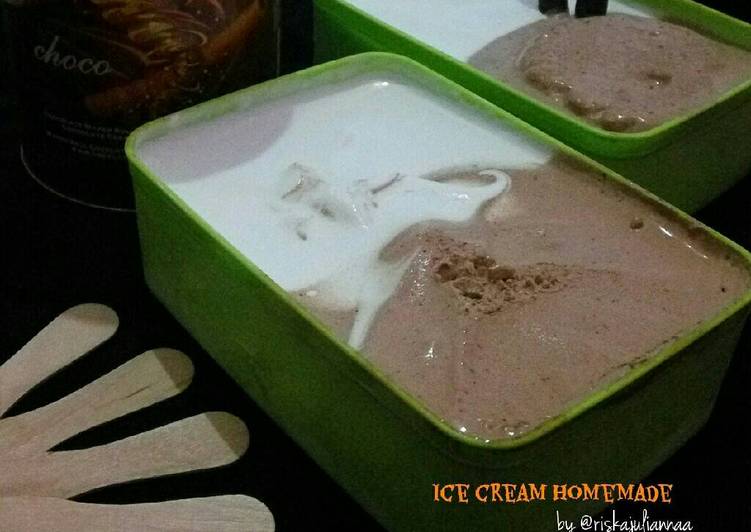 bahan dan cara membuat Ice cream