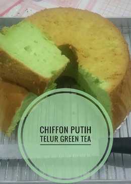 Chiffon Putih Telur Green Tea