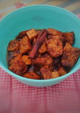 Tahu tempe masak kecap