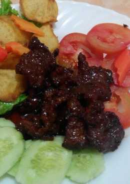 Bistik sapi goreng mentega 