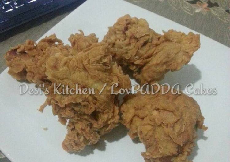 resep lengkap untuk AYAM KENTAKI RUMAHAN