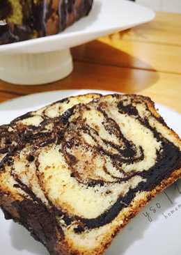 Moist Marble Cake / Marmer Cake Moist (beneran moist loooh, nyoklat dan buttery, recommended!)