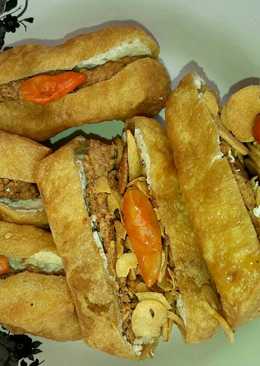 Tahu burger simple praktis