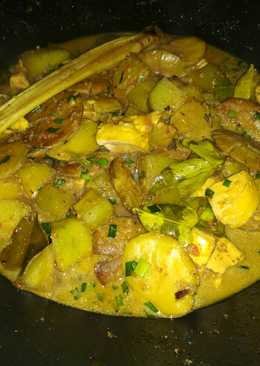 Semur jengkol manisa dan telur