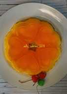 Mango jelly puding