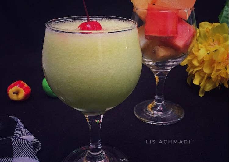 Resep Juice Melon Kiriman dari Lis Achmady ??