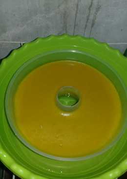 Puding labu kuning santan