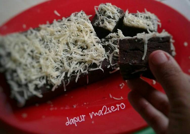 Resep Brownies irit & praktis hanya 1 telur Dari Zeti Dapur Ma2sero