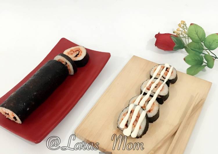 resep lengkap untuk Sushi Udang ala @Laras_Mom