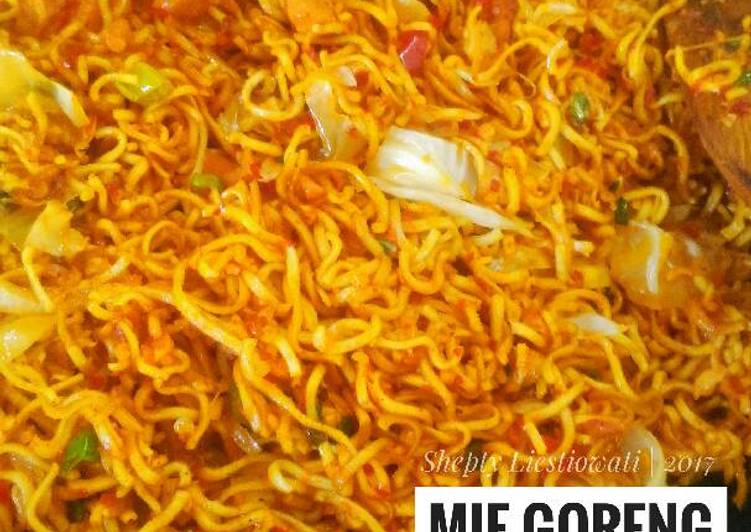 resep Mie Goreng Merah (Super Pedas)