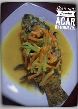 Ikan mas bumbu acar