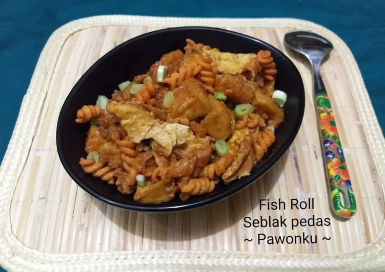 170.Fish Roll Seblak Pedas recipe main photo