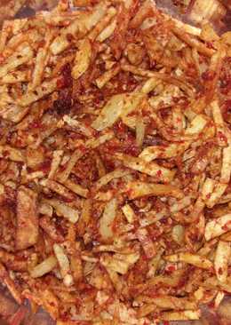 Kentang goreng masak bumbu