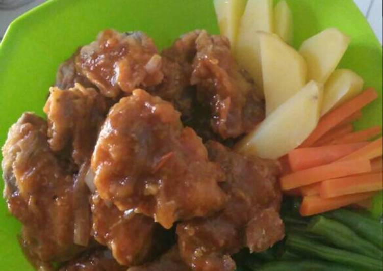 resep lengkap untuk Steak sapi krispi #kitaberbagi