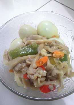 Tumis Jamur Tiram dan Telur Puyuh
